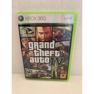 Grand Theft Auto IV (GTA 4) Xbox 360 COMPLETE w/ MAP